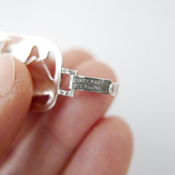 Vintage Danecraft Sterling Silver Pinecone Bracelet - Picture 9 of 10